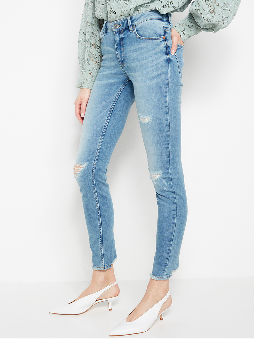 TOVA slim regular jeans  BlÃ¥
